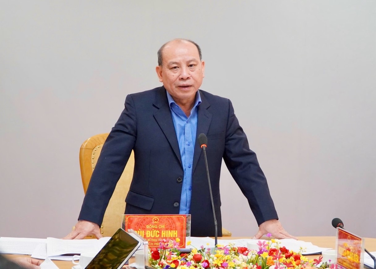 Thống nhất nội dung, công tác tổ chức Kỳ họp chuyên đề thứ Tư và Kỳ họp thường lệ thứ Hai, HĐND tỉnh khóa XIX, nhiệm kỳ 2021 - 2026