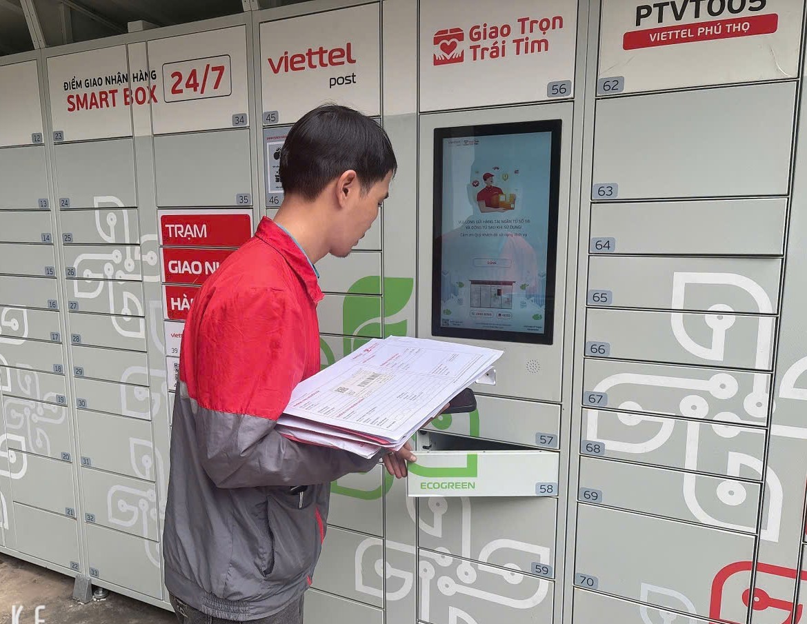 Lắp đặt miễn phí 1.000 tủ giao hàng thông minh (Smartbox) trên địa bàn tỉnh Phú Thọ
